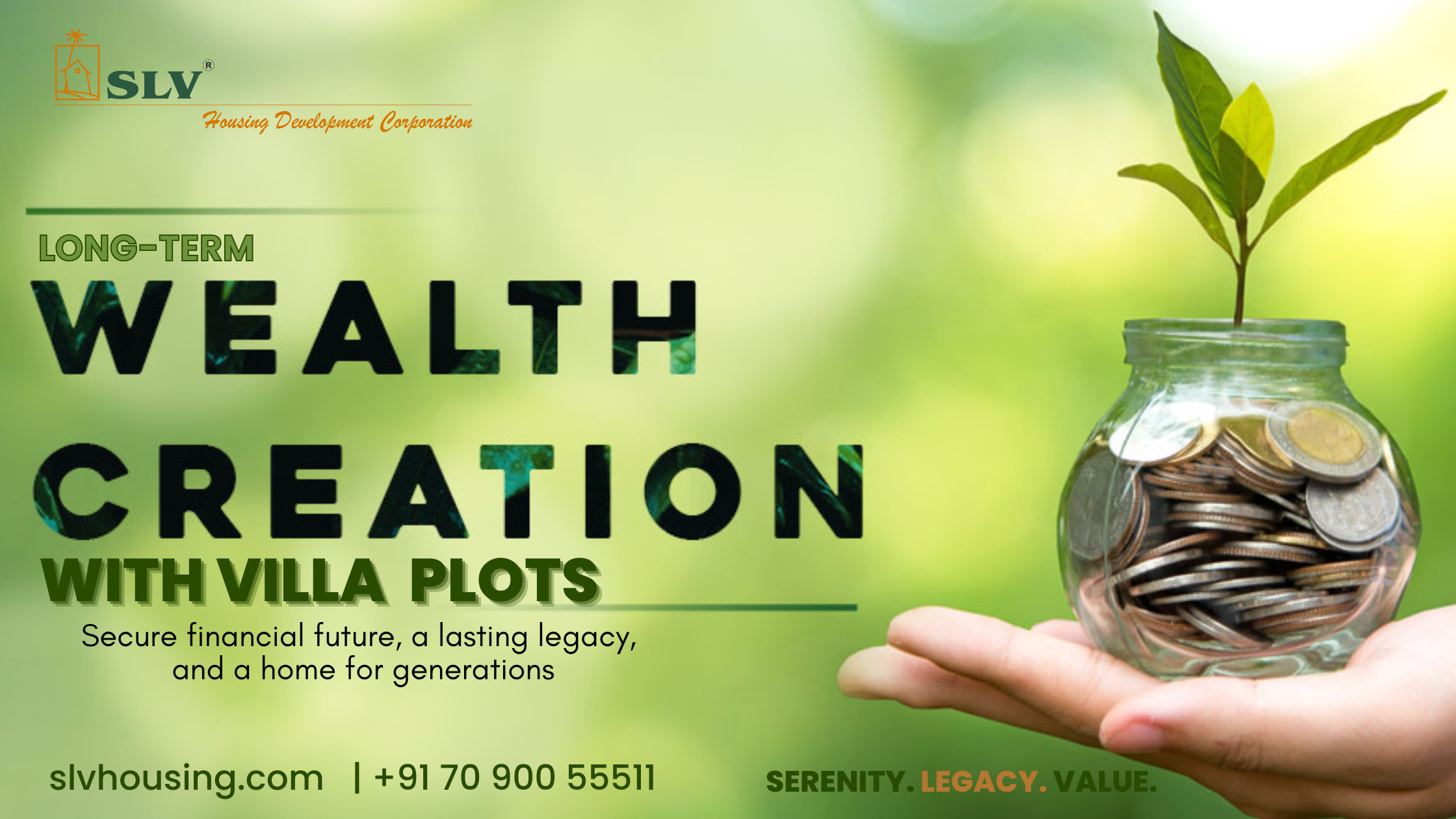 SLV Housing – Long-Term Wealth Creation with Villa Plots in Bengaluru Long-Term Wealth Creation with Villa Plots in Bengaluru – SLV Housing Guide